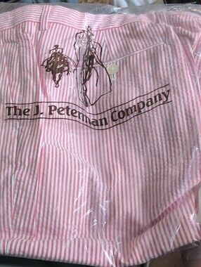 The J. Peterman Company Red Seersucker Pants